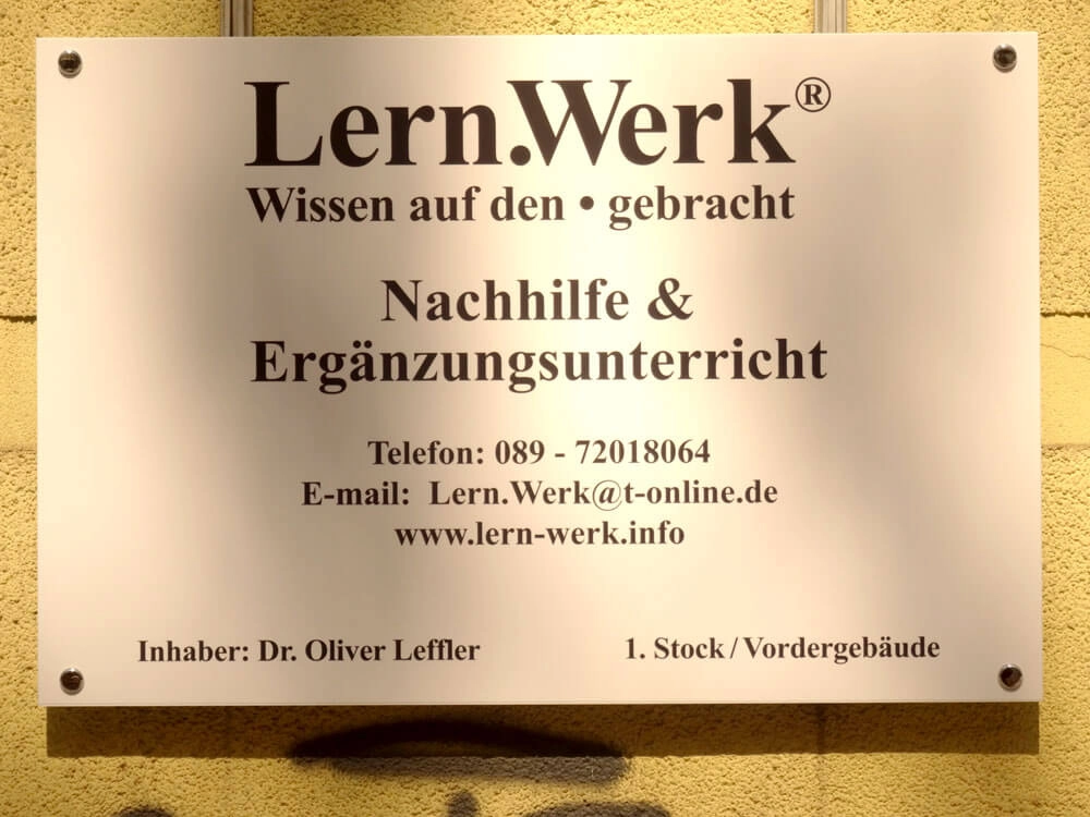 Wegbeschreibung - Professionelle Nachhilfe München - Lern.Werk - Poccistraße/ KVR